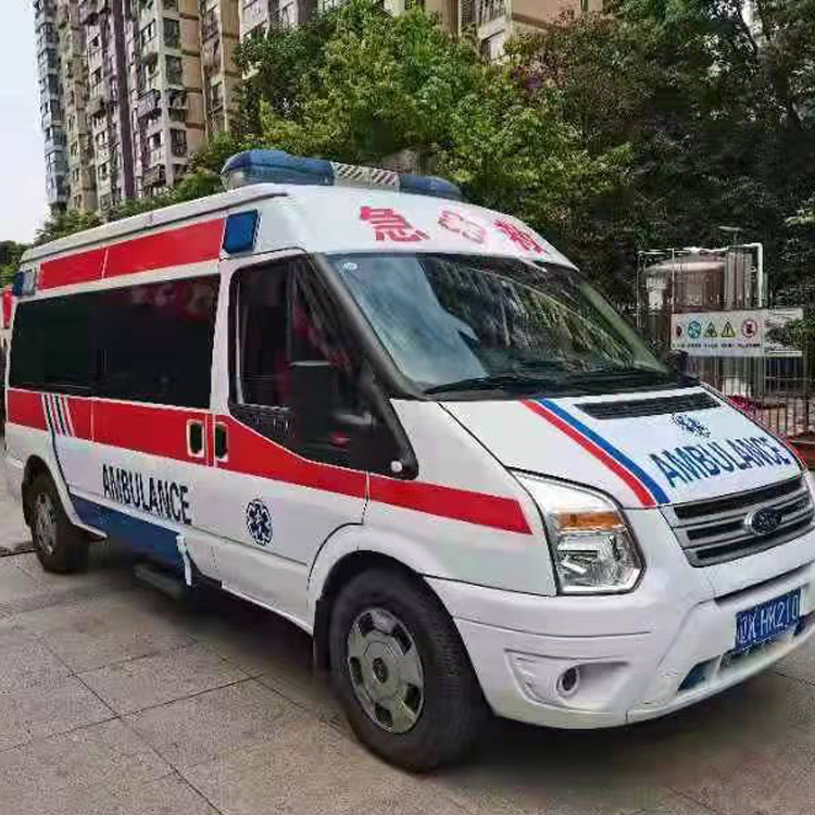 黄埔长途救护车护送病人返乡